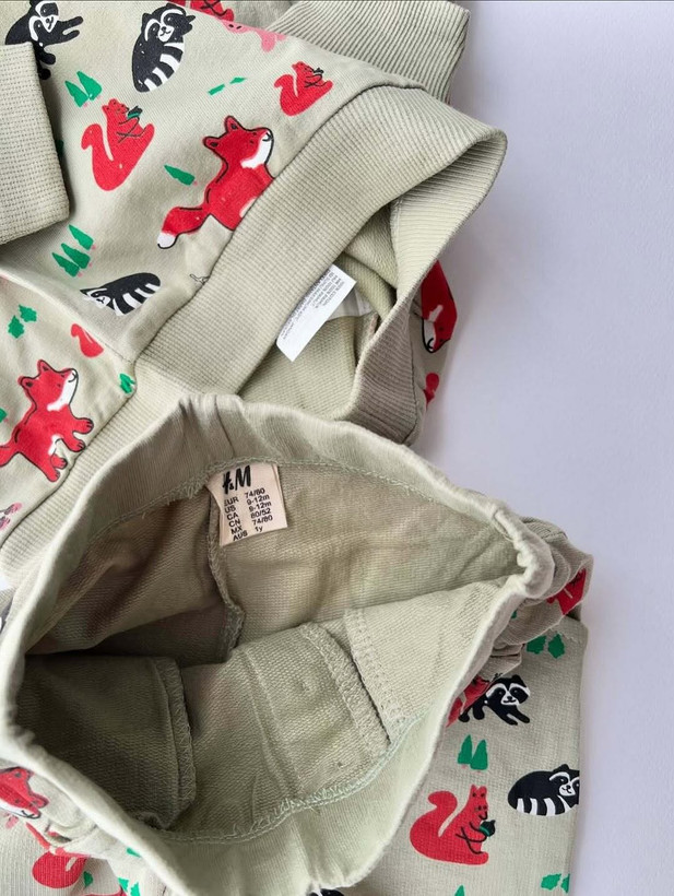 ست راحتی بلوز وشلواربرندH&M