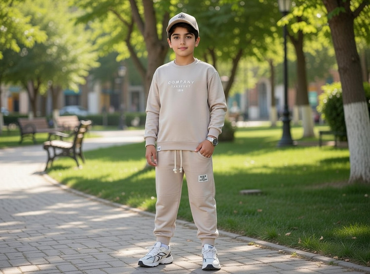 ست بلوز وشلوارراحتی پسرانه
